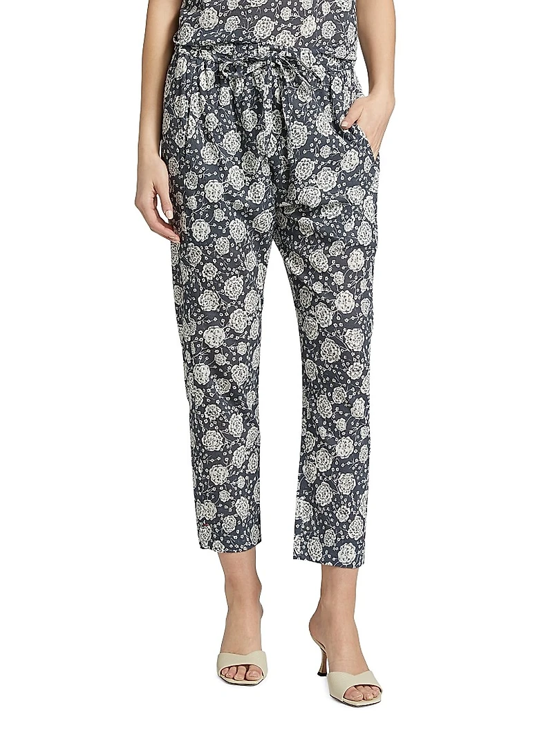 Draper Floral Drawstring Pants