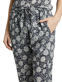 Draper Floral Drawstring Pants