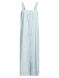 Orly Cotton Chambray Midi Dress
