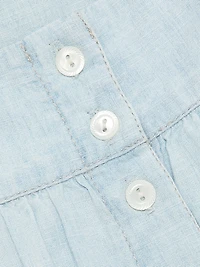 Orly Cotton Chambray Midi Dress