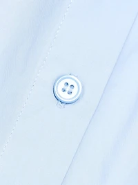 Jessie Cotton Button-Front Crop Top
