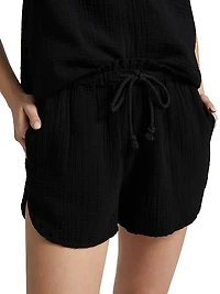 Starla Cotton Drawstring Shorts