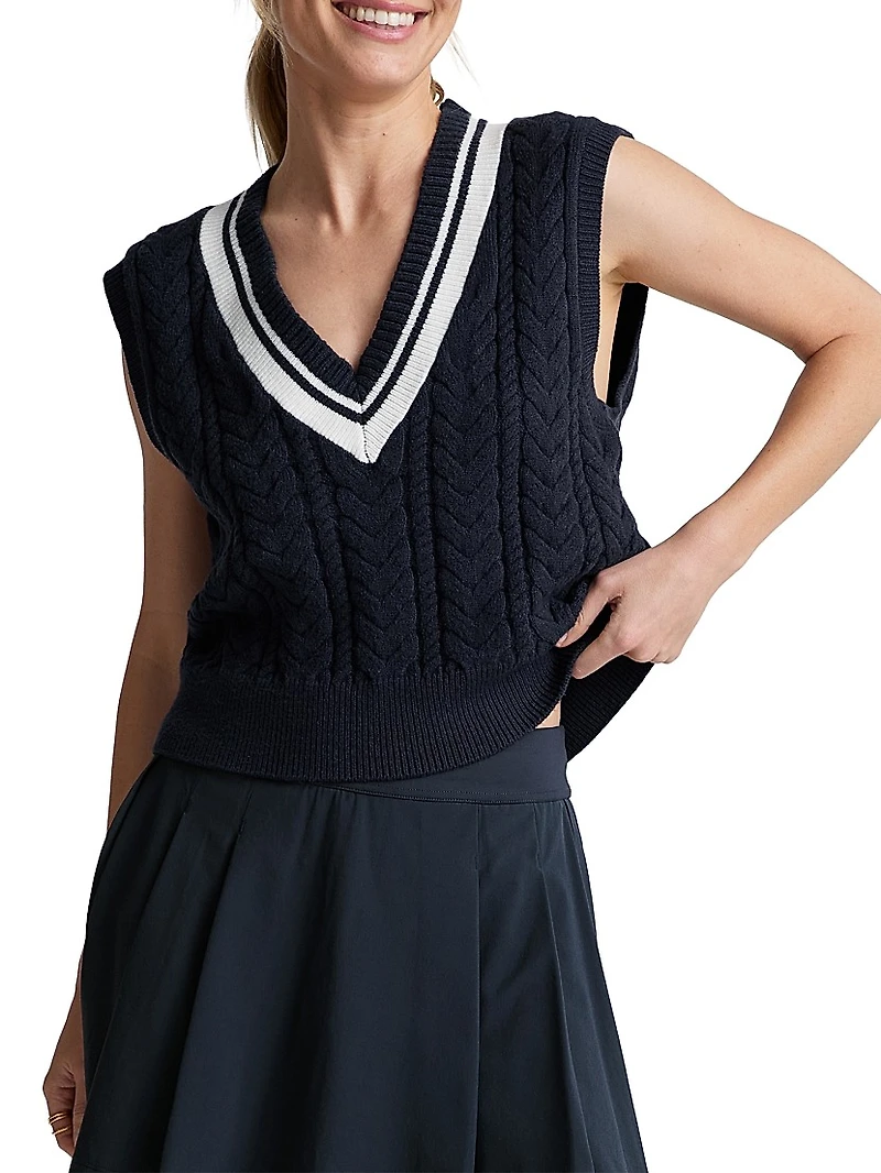 The Cable-Knit Vest