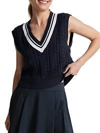 The Cable-Knit Vest