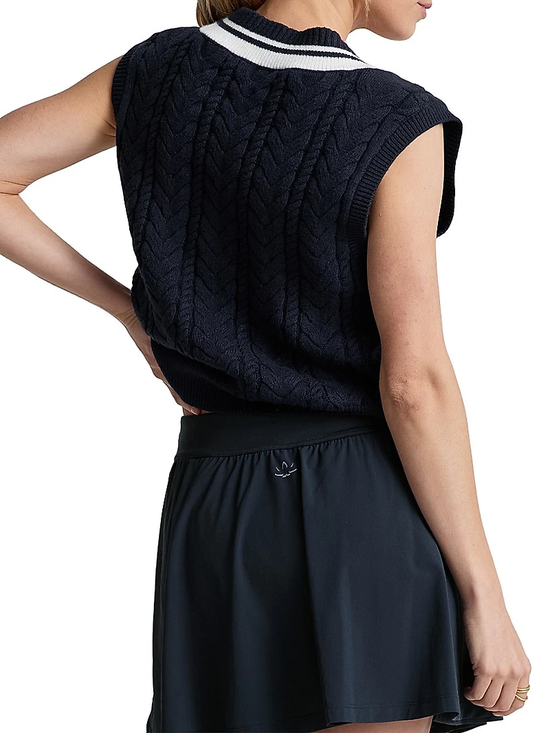 The Cable-Knit Vest