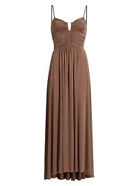 Thames Francine Ruched Maxi Dress