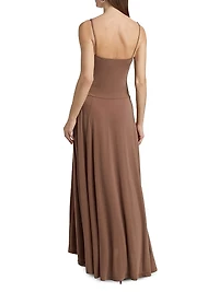 Thames Francine Ruched Maxi Dress
