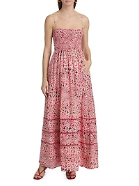 Baradero Selva Cotton & Silk Maxi Dress