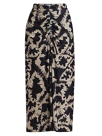 Santa Rita Anna Abstract Midi-Skirt