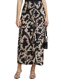 Santa Rita Anna Abstract Midi-Skirt