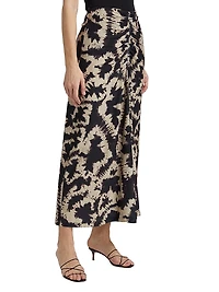Santa Rita Anna Abstract Midi-Skirt