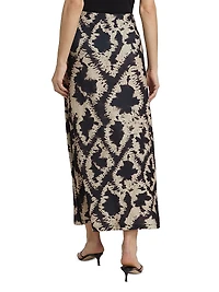 Santa Rita Anna Abstract Midi-Skirt