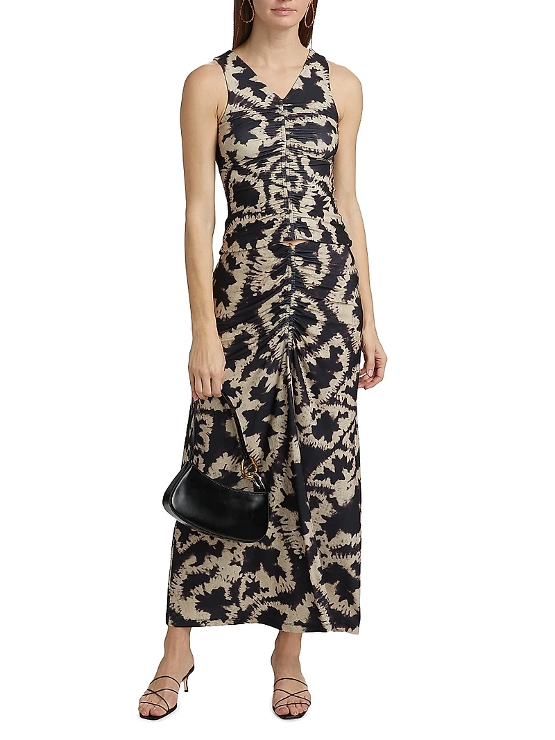 Santa Rita Anna Abstract Midi-Skirt