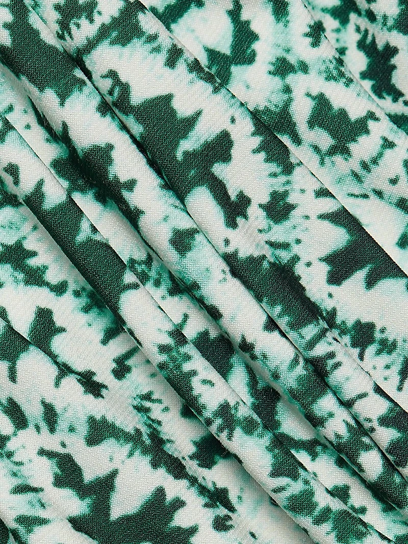 Baradero Anna Ruched Abstract Midi-Skirt