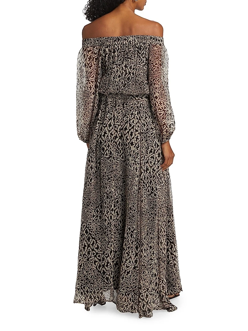 Baradero Malu Off-The-Shoulder Maxi-Dress