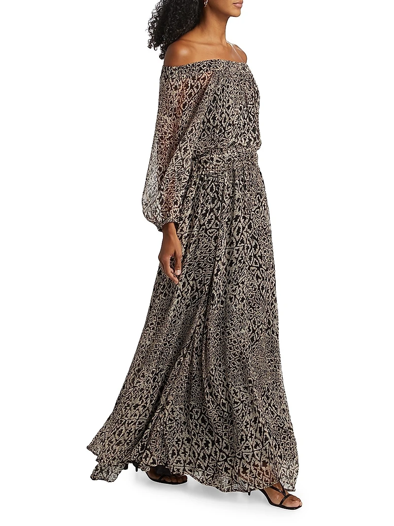 Baradero Malu Off-The-Shoulder Maxi-Dress