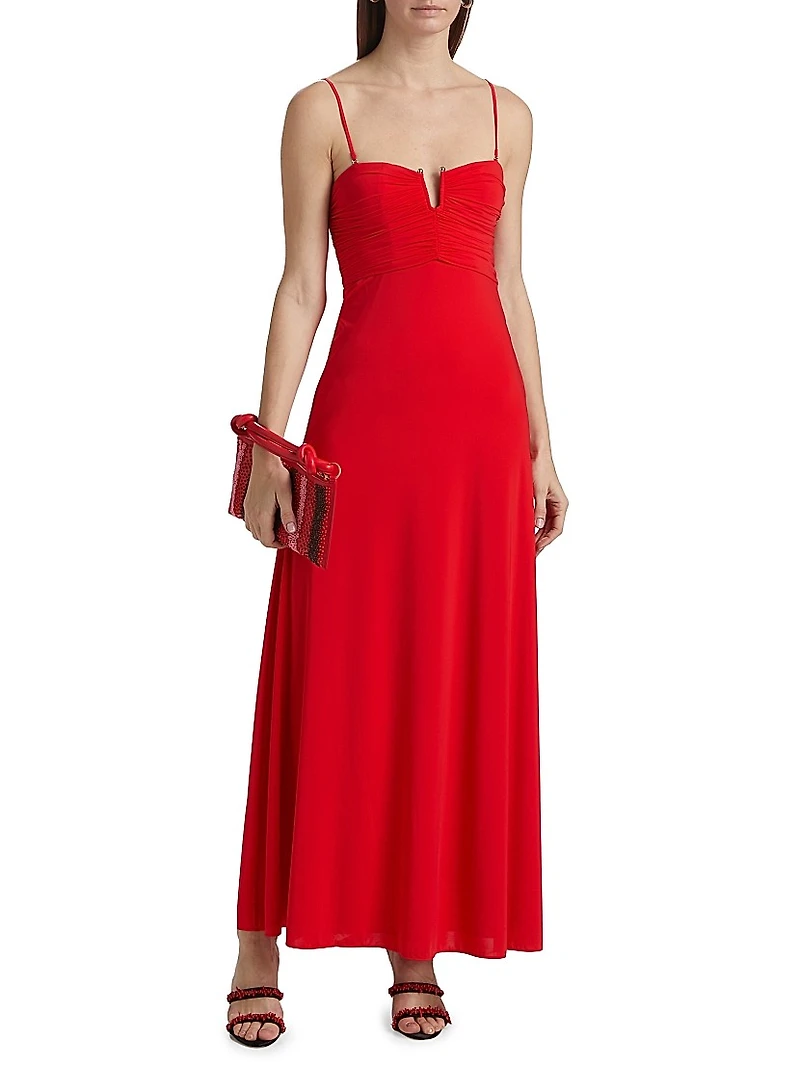 Tigre Holly Ruched Maxi Dress