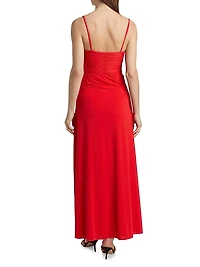 Tigre Holly Ruched Maxi Dress