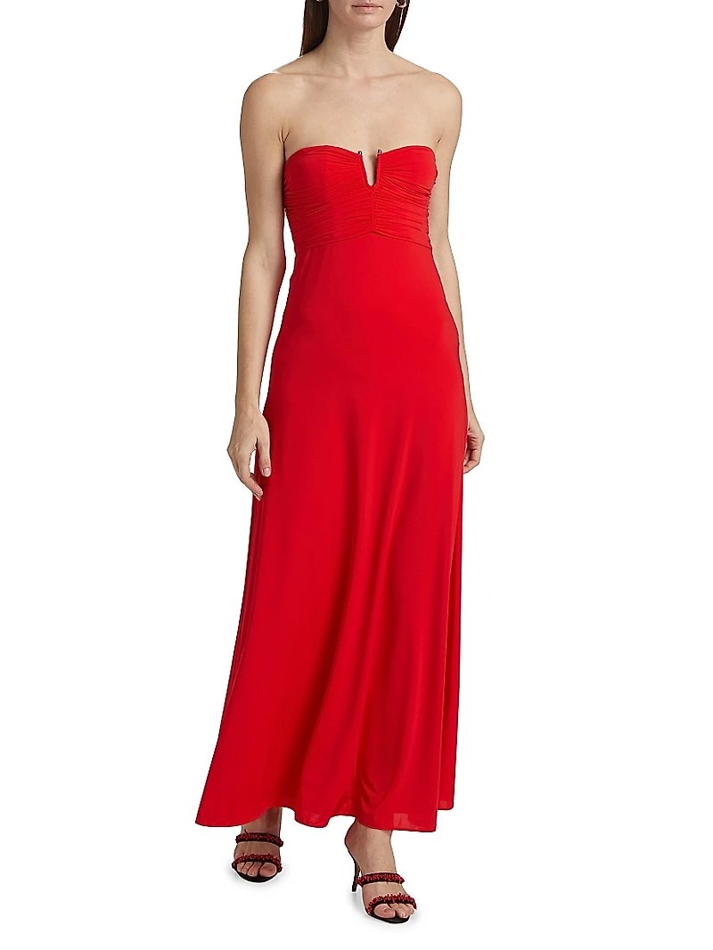 Tigre Holly Ruched Maxi Dress