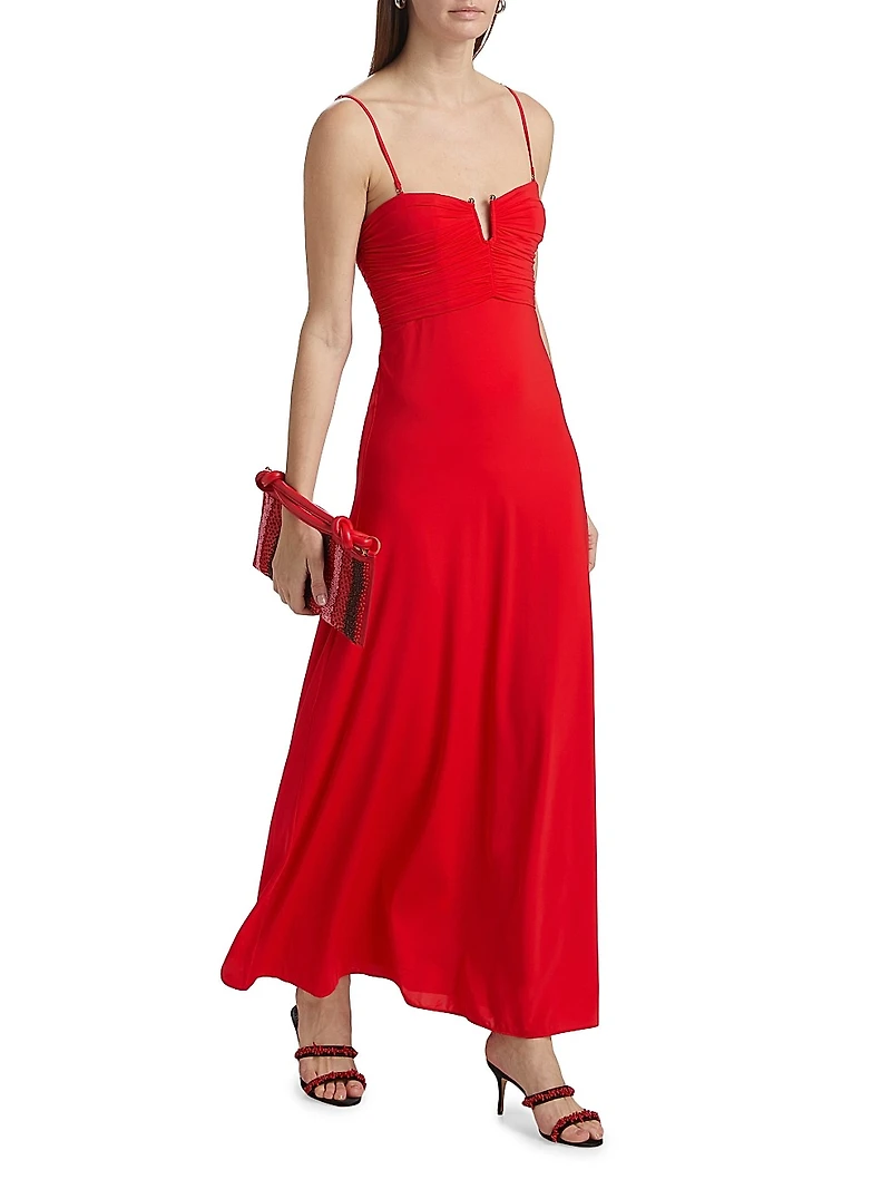 Tigre Holly Ruched Maxi Dress