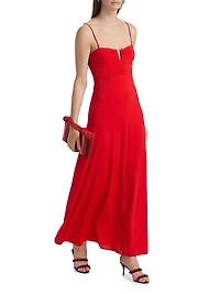 Tigre Holly Ruched Maxi Dress
