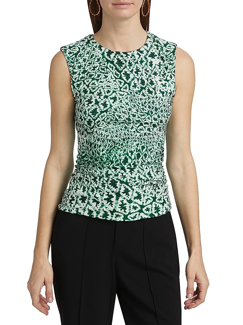 Baradero Jane Stretch-Knit Sleeveless Top