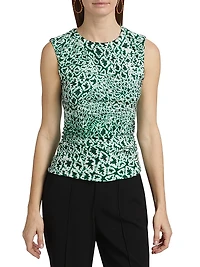 Baradero Jane Stretch-Knit Sleeveless Top