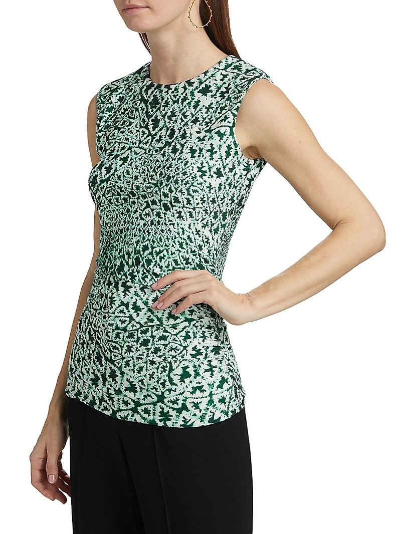 Baradero Jane Stretch-Knit Sleeveless Top