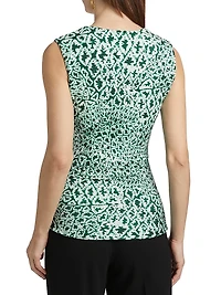 Baradero Jane Stretch-Knit Sleeveless Top