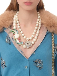 Embroidered Wool Cardigan
