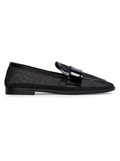 Arrow Mesh Loafers
