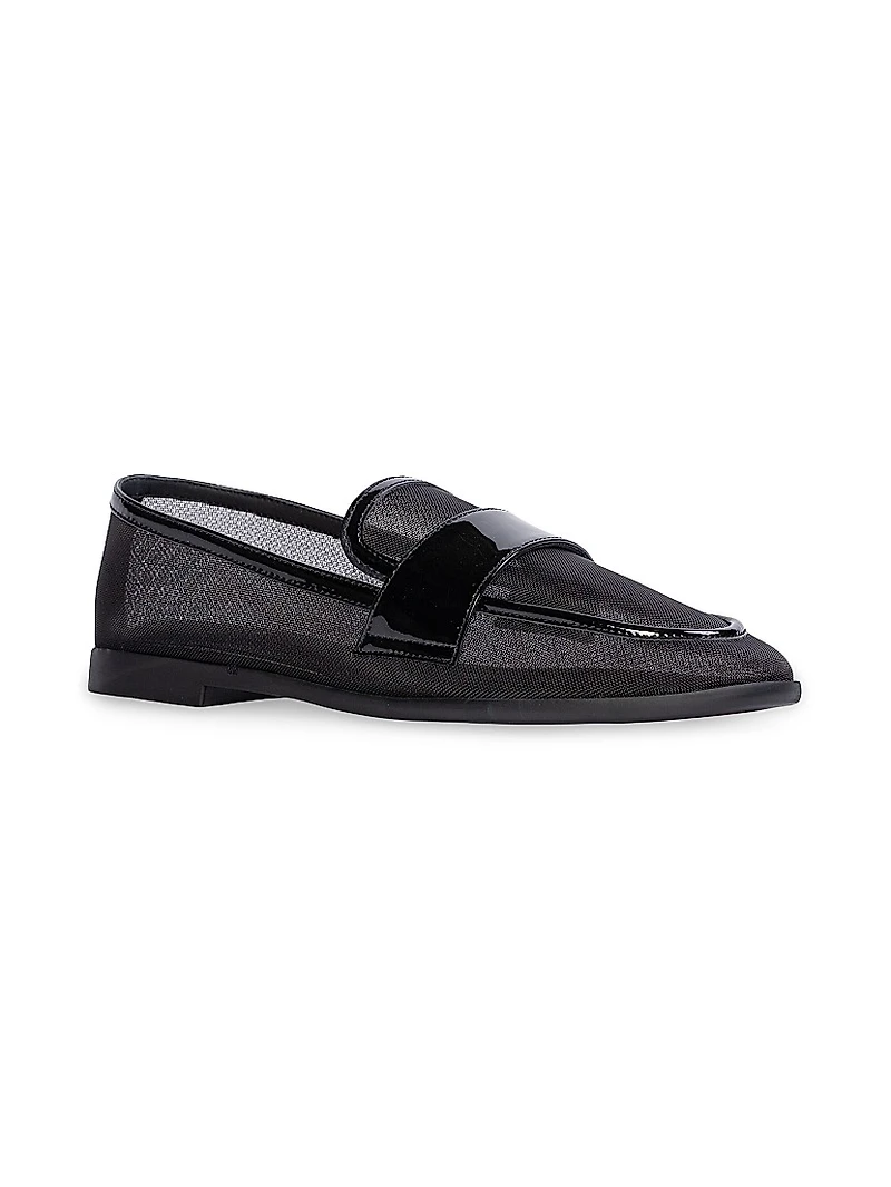 Arrow Mesh Loafers