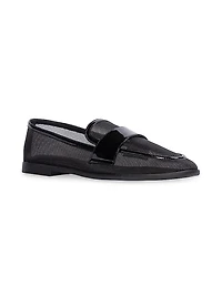 Arrow Mesh Loafers