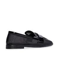 Arrow Mesh Loafers