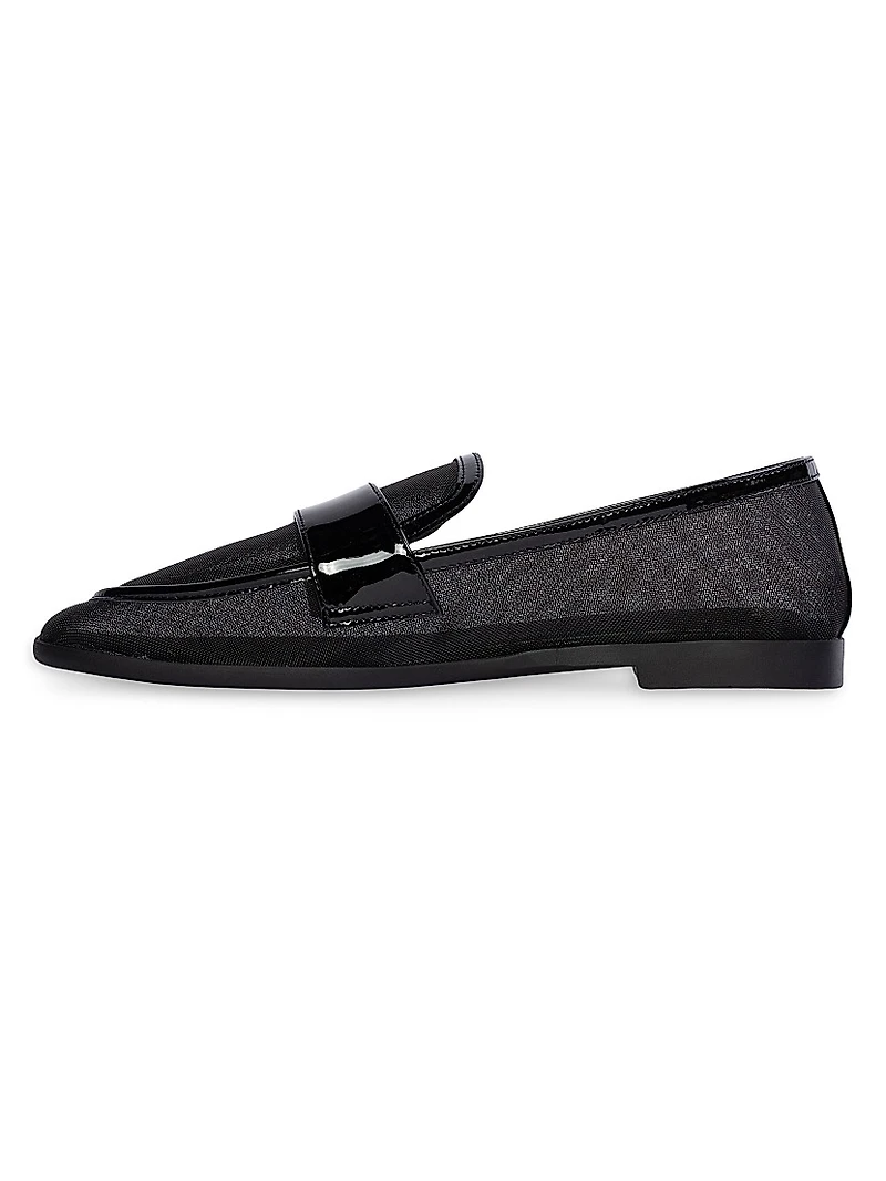 Arrow Mesh Loafers
