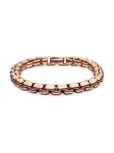 Box Chain Bracelet 18K Rose Gold