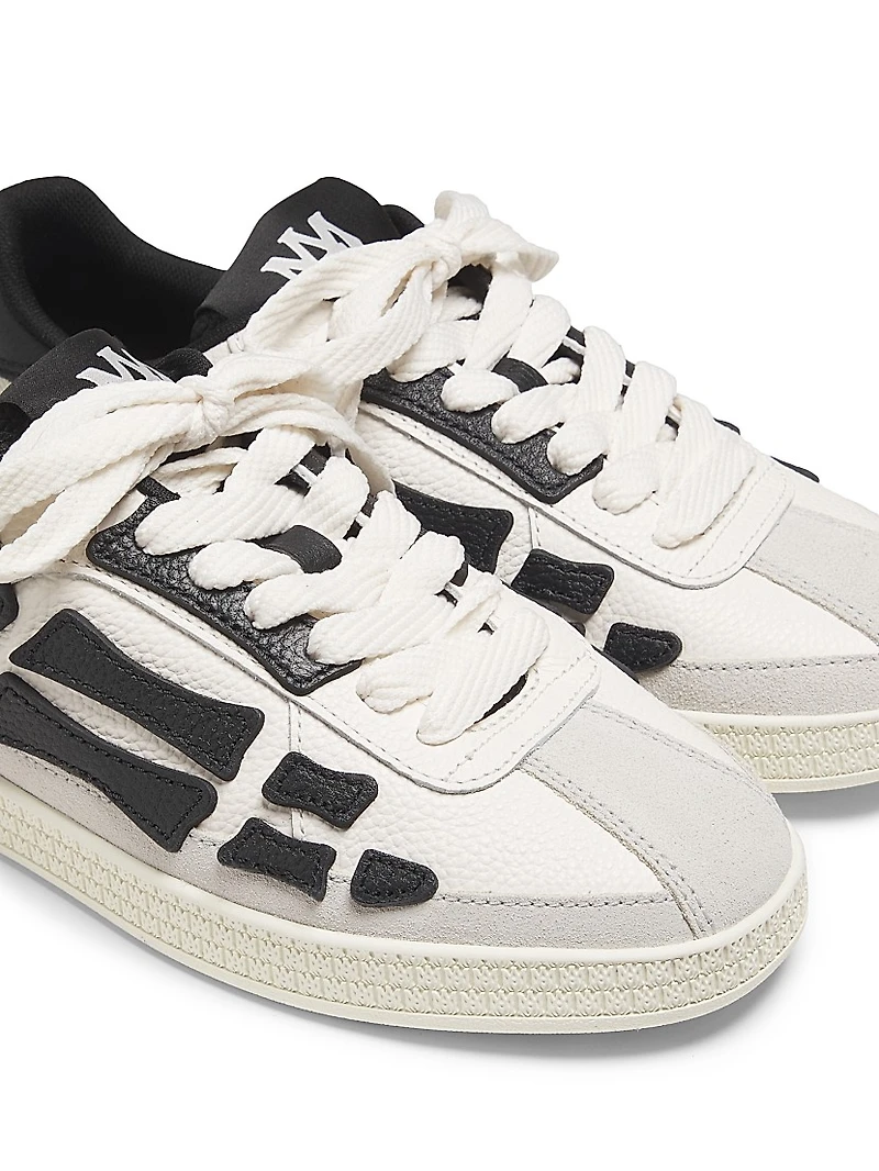 Pacific Bones Leather Low-Top Sneakers