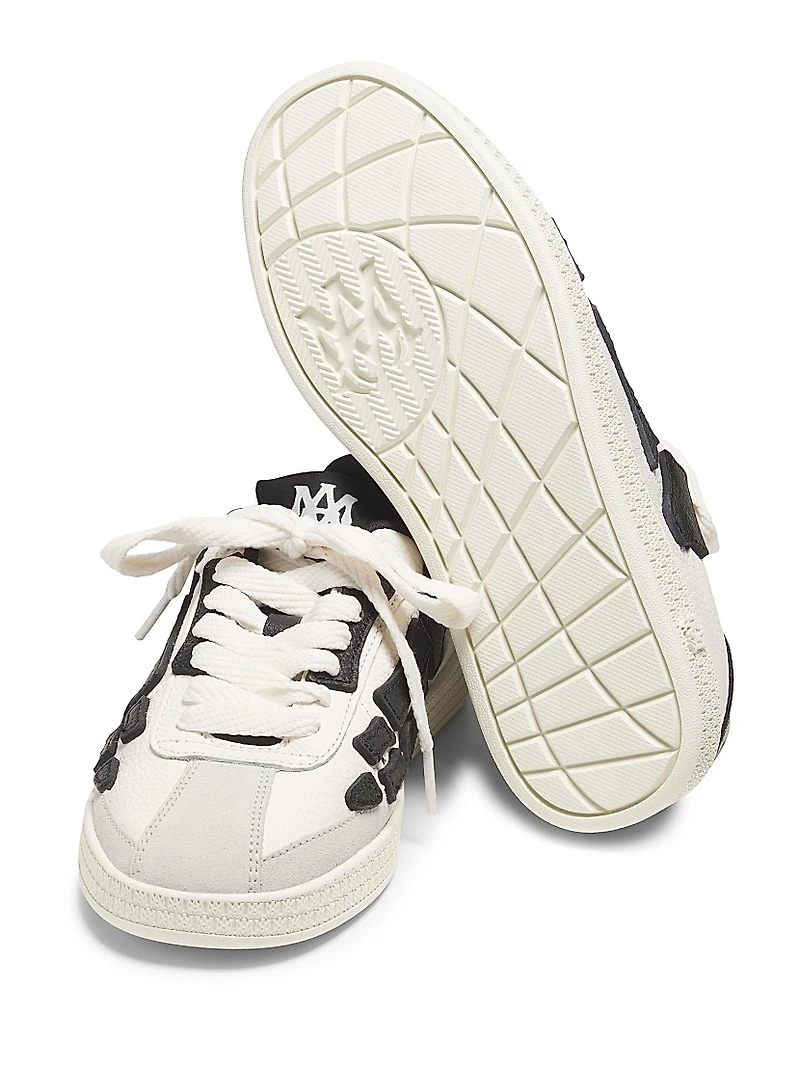 Pacific Bones Leather Low-Top Sneakers