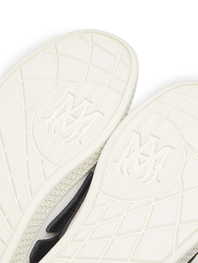 Pacific Bones Leather Low-Top Sneakers