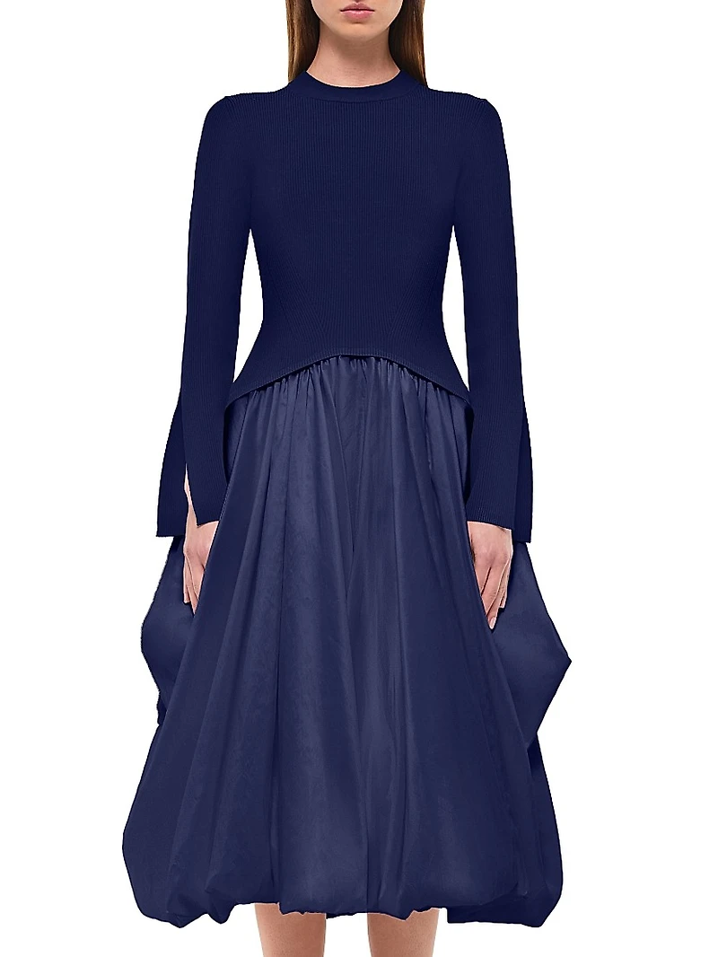 Kenlie Bubble Midi-Dress