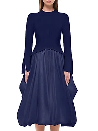 Kenlie Bubble Midi-Dress