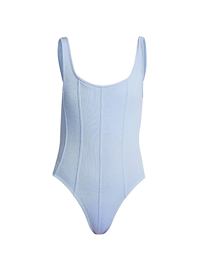 Kian Rib-Knit Bodysuit