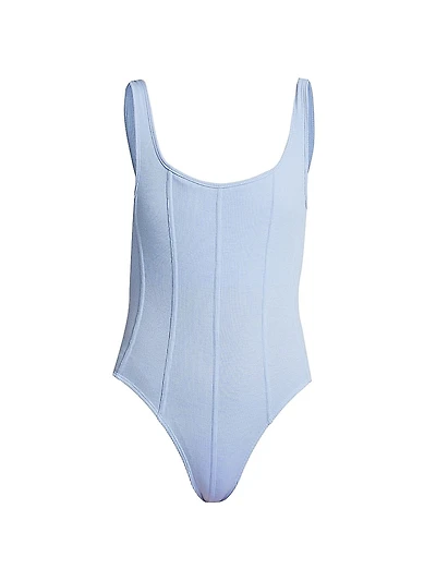 Kian Rib-Knit Bodysuit