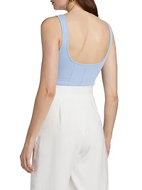 Kian Rib-Knit Bodysuit