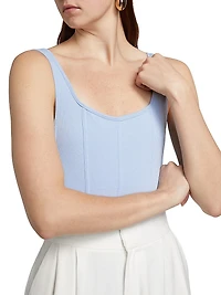 Kian Rib-Knit Bodysuit