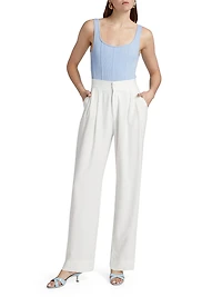 Kian Rib-Knit Bodysuit