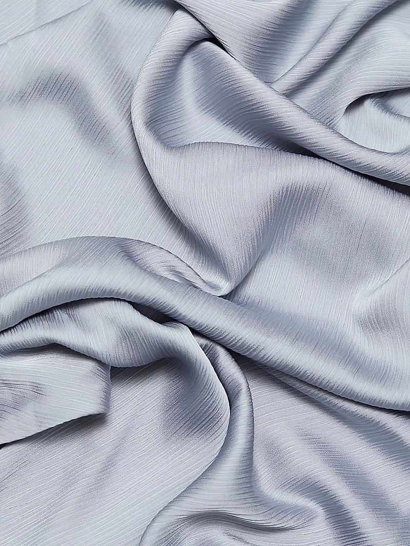 Siren Draped Satin Minidress