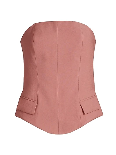 Georgia Tailored Strapless Top