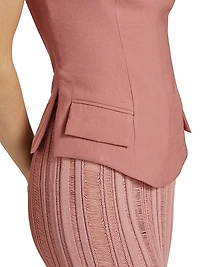 Georgia Tailored Strapless Top