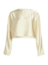 Cristiana Satin Top